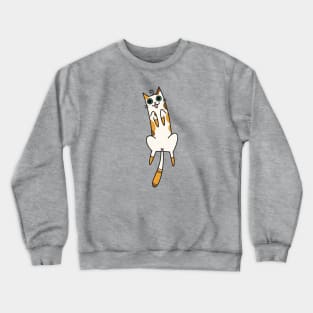 Happy Spotted Cat Crewneck Sweatshirt